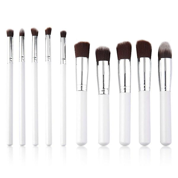 10 Stykke Makeupbørste Sæt Professionelle Kosmetikværktøjer