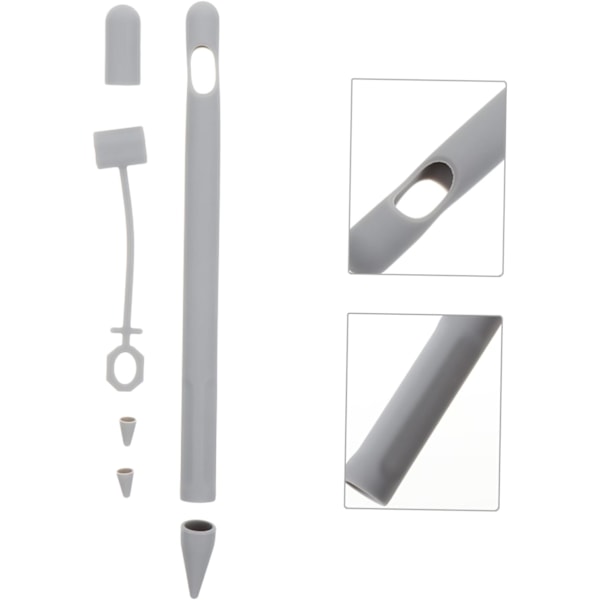 Beskyttelsesdeksel for Blyant Stylus Penn Deksel Etui Blyant Silikonpose Blyant