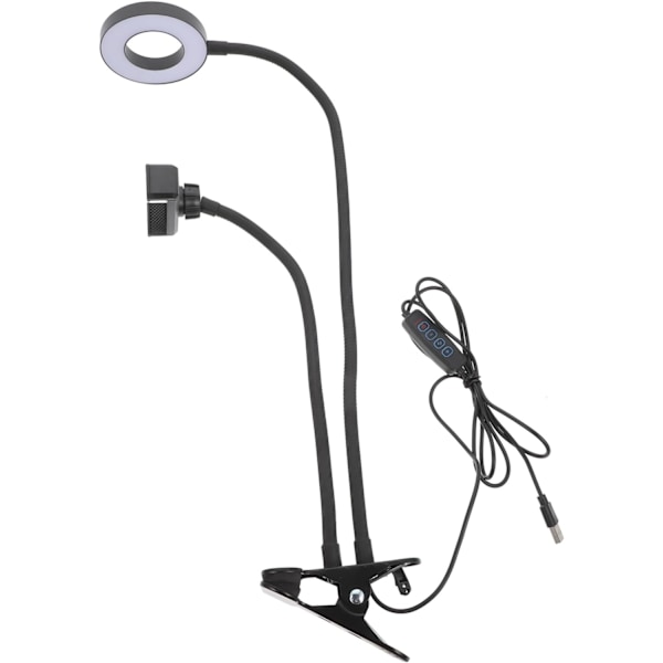 Selfie Ring Light Clip Led Ring Light för Livestreaming för Fotografering Smink Videosamtal