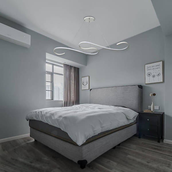 110cm LED-pendellampe i bølgeform, hengende, dimmbar