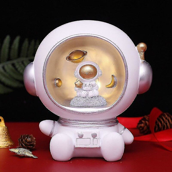 Astronaut Spargris med Månelys Piggy Bank Sparboks