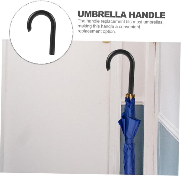 Paraplyhåndtakserstatning for sammenleggbart paraplygrep for reise- og regnbruk