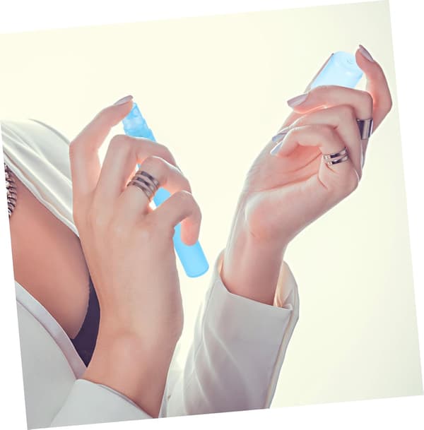 6 stk påfyllbare sprayflasker for hår 5ml 10ml Små tomme vannsprayflasker