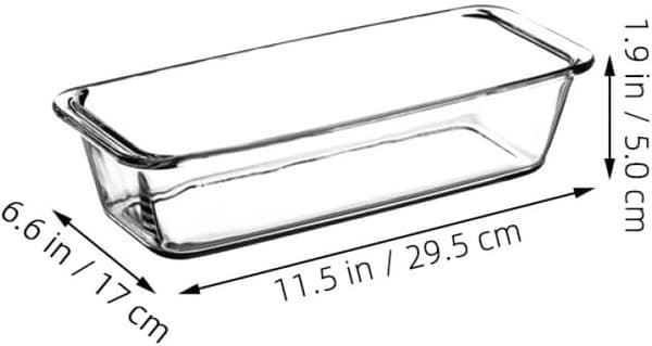 Bageform i hærdet glas, rektangulær, hvid, hærdet glasmateriale, skoldningssikker, husholdning