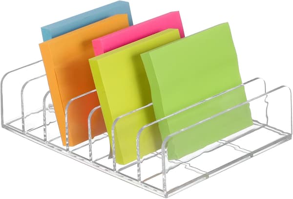 Akryl Makeup Palette Organizer Stand 7 Rum 12.5X17Cm
