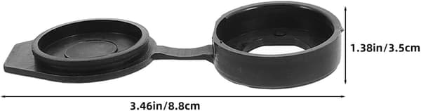 10 st plastdörrlåsskyddslock för utomhus elektrisk strömbrytare dammskydd dammlock