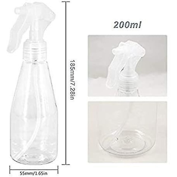 3 st 200 ml Fin Sprutflaska med Handtag Vattenspruta
