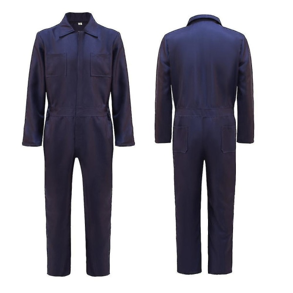 Män The Curse Of Costume Ärmar Arbetskläder Krage Jumpsuit Fancy Up S