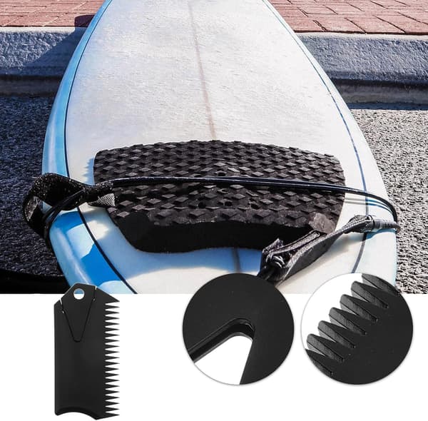Surfbrett vokskam og finne nøkkel padlebrett voksfjerner med solid plastmateriale kompakt