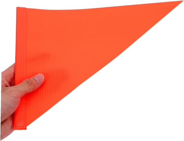 10 st cykelsäkerhetsflaggor Hög synlighet Orange triangulära varningsvimplar Ersättning
