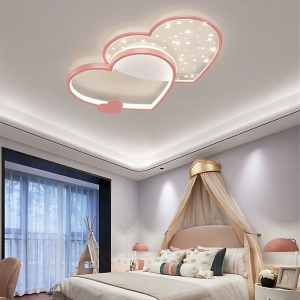 45cm Sirkel Design Flush Mount Lysarmatur Metall Hjerte Moderne