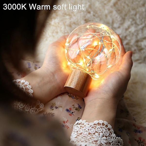 Bordlampe Kreativ Gave Led Stjernehimmel Lampe Plugg-Inn Liten Soverom Sengelampe