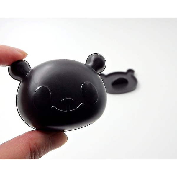 2-osainen Panda Sushin valmistussarja Sarjakuva, söpö tee-se-itse lasten mold , mustavalkoinen