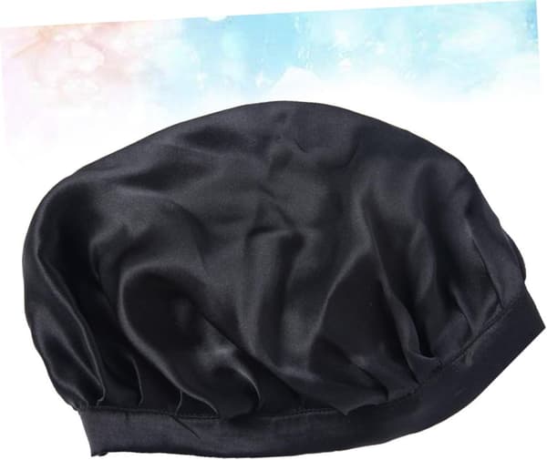 Silkeskjerf for kvinner Justerbar sovehatt Langt hår Mobcap for nattsøvn Silkehårbonnet
