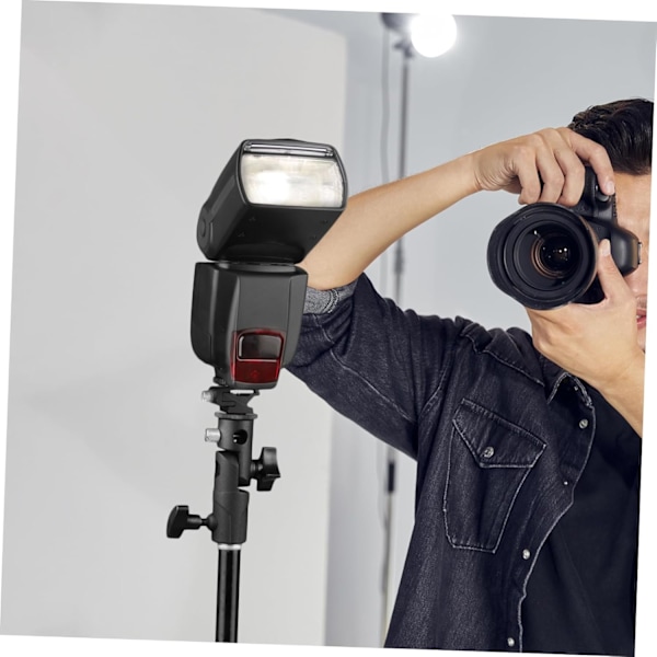 Blixtstativ Paraplyhållare Inomhus Utomhus DSLR Kamera Blixtfäste Enkel Montering för LED-ljus