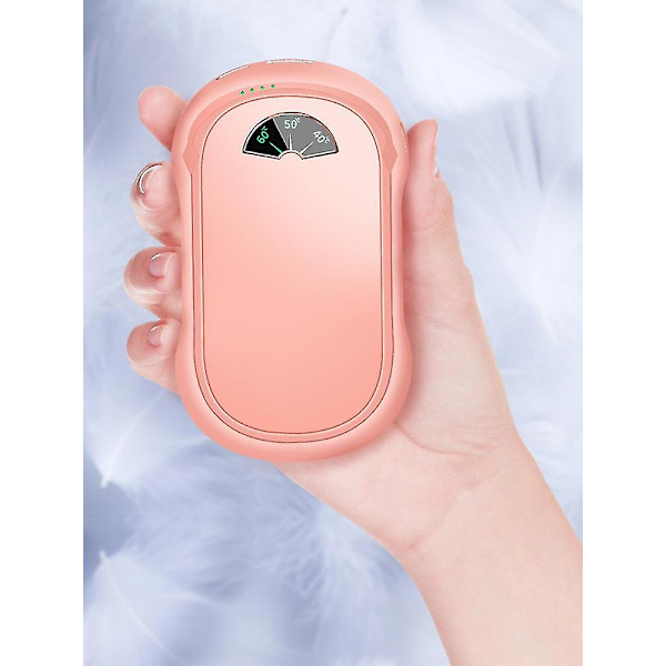 2-in-1 Tasku Kuumennin Power Bank, Uusiokäyttöinen Kannettava Lämmitin