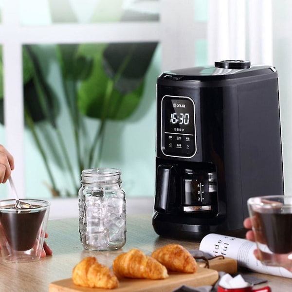 Automatisk kaffemaskin kaffebönor pulver med dubbla ändamål