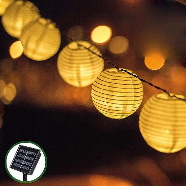 Aurinkopaneelilamput Ulkokäyttöön Vedenkestävä 20led Terassi