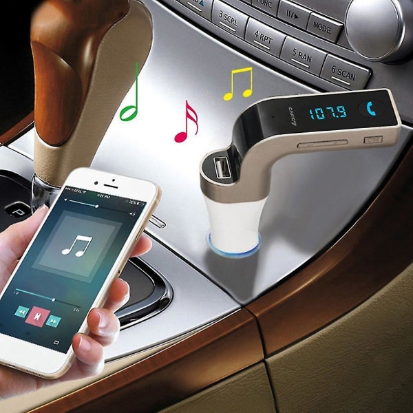 4-in-1 Auton MP3-soitin Langaton FM-lähetin USB CD MMC