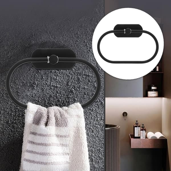 Baderomshåndklestativsett i rustfritt stål, moderne enkelt design