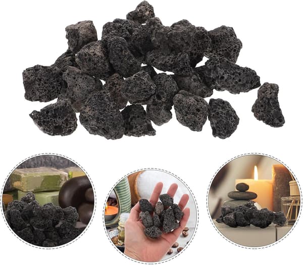 Naturlig vulkansten aromaterapi diffusorsten 300G eterisk olja diffusorsten
