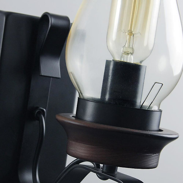 Kreative Vintage Vægslamper Led Sconces Soveværelse Glas 60W