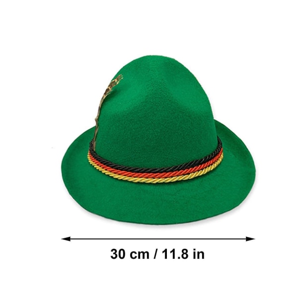 Herre Oktoberfest-kostyme sett for fancy Oktoberfest og ølfestival M Green