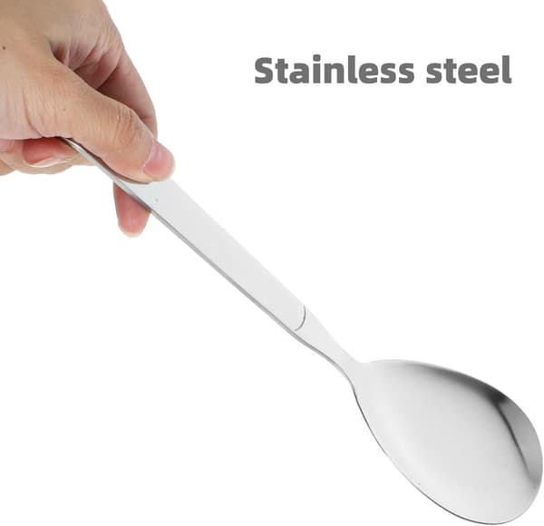 Serveringsskjeer Multifunksjonell Design Stor 2 stk Rustfritt Stål med Håndtak