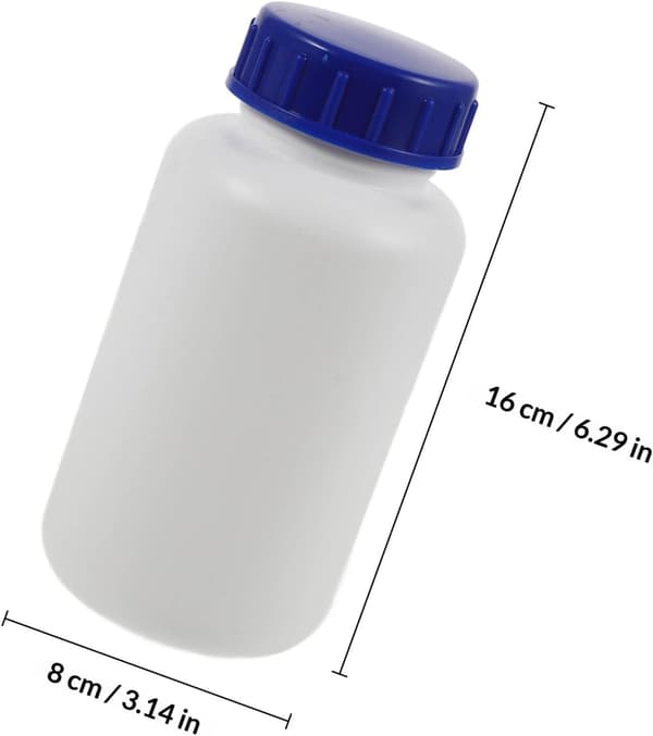3st 500ml Reagensflaskor Laboratorieprovflaskor Förtjockade Förseglade