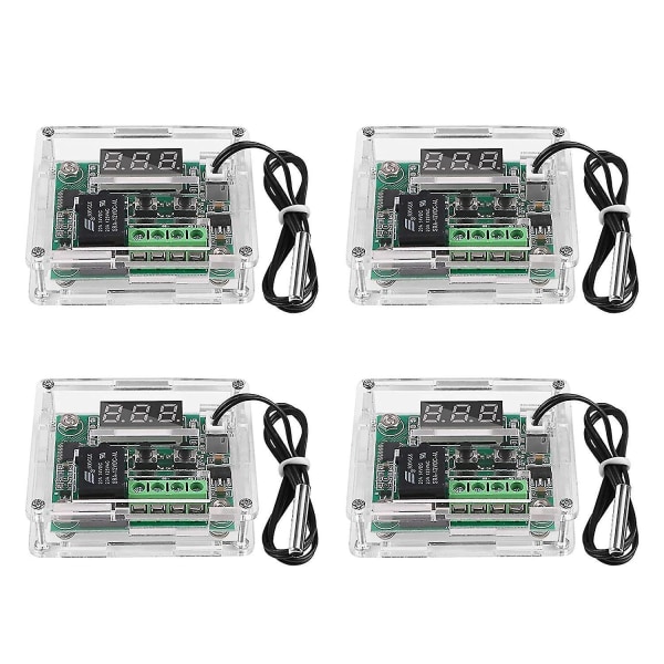 4pcs W1209 12V DC Digital Temperature Controller Module