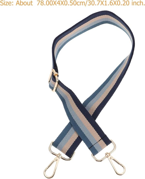Förtjockad justerbar DIY-väskrem för axel- och crossbodyväskor