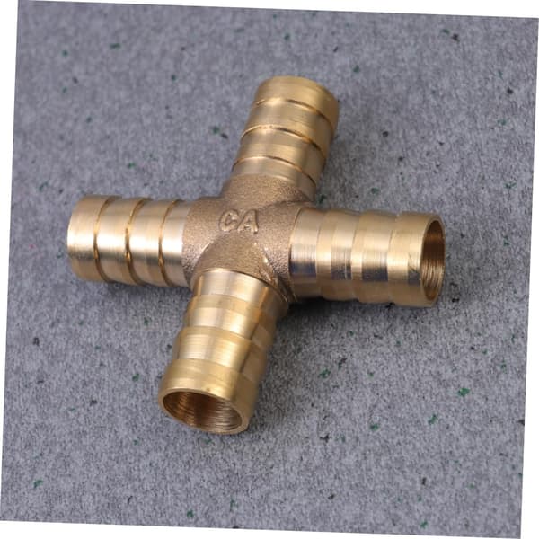 12 stk Pex-koblinger Messing Pagoda-fittings for luft- og vannrørforbindelser