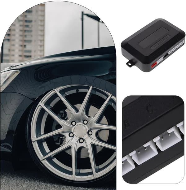 Bil backradar parkeringssensor kit display sensor varningslarm för fordonsbackning parkering