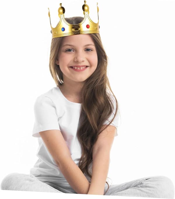 4 stk glitrende rhinestone krone gutter og jenter hodeplagg pannebånd til bursdagsfest spesielle anledninger tilfeldig stil