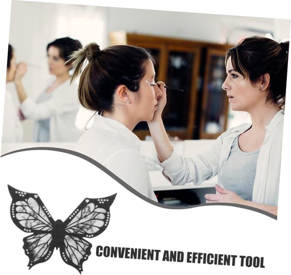 Eyeliner Stencil Sommerfugleformet Makeupværktøj Silikonemateriale til Begyndere