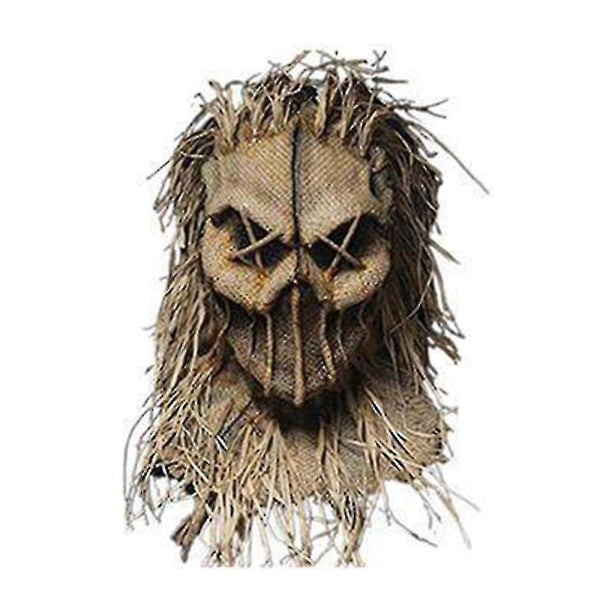 Scarecrow Horror Mask Halloween Cosplay Festrekvisitter
