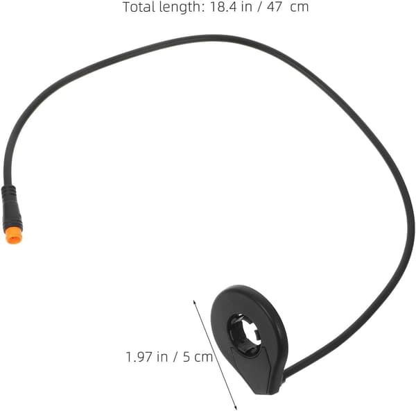 Elektrisk cykel pedalassistent sensor magnetisk kadence hastighedssensor vandtæt stik