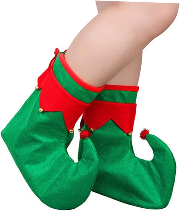 3 st julhattskor för fest Cosplay-dräkt Tomteskor Stil Hattdräkt för bal Tomte