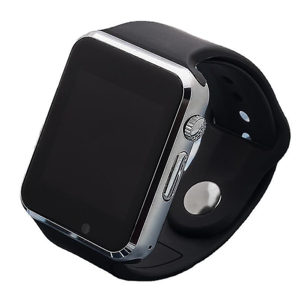 Smartwatch Kortpositionering Bluetooth Ur Flere Sprog Silver black multinational