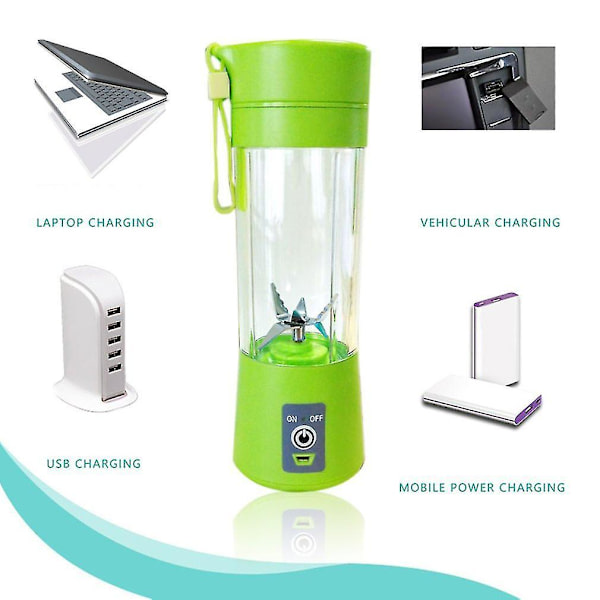 Mini Bærbar USB Elektrisk Fruktjuicekopp 400ml