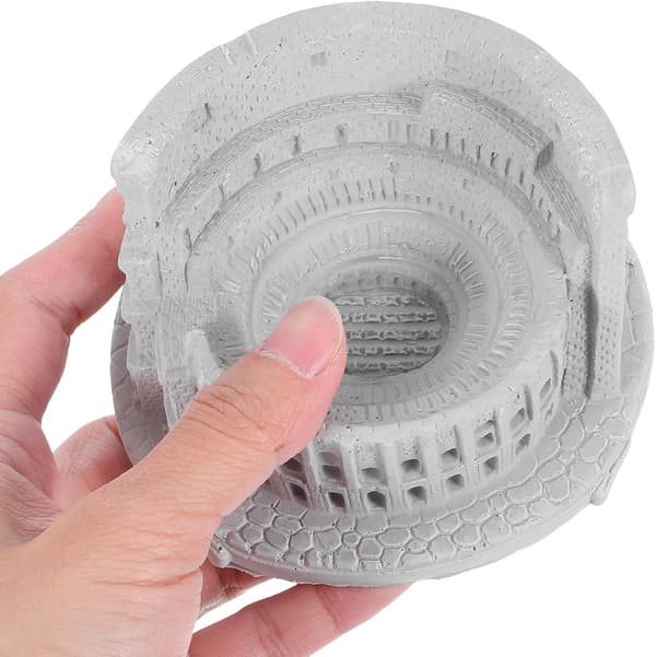 Antik Romersk Colosseum Aromaterapi Gips Diffuser Kop Grå Sauna Æterisk Olie Diffuser