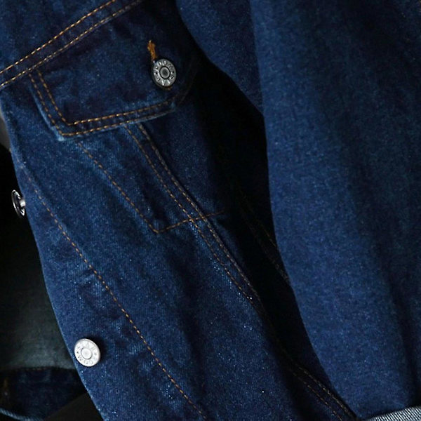 Spring Girl Cowboy Jakke Løstsiddende Langærmet Denim