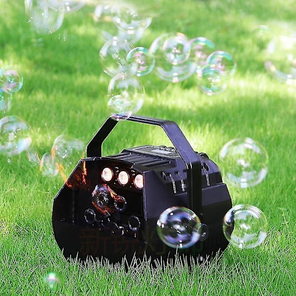 LED Mini Boblemaskine Scene Effekt Boblemaskine Bryllup Scene Romantisk Boble Dekoration