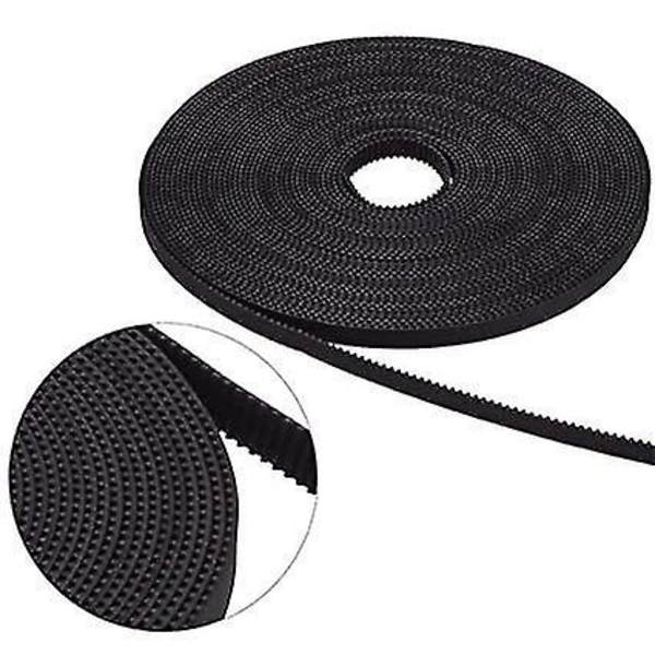 Gt2 Tannsnor 5m 3D-skriver 2mm Steg 6mm Bredde Gummi