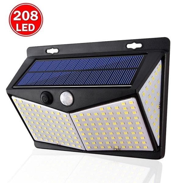 2kpl Outdoor Solar Wall Lights Lamppu 8w 3 Modes 270 valaistus