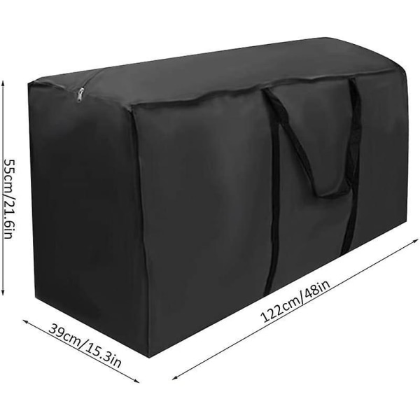 Möbelkudde förvaringsväska 210d Oxford Dammtät set Cover för trädgårdsmöbler