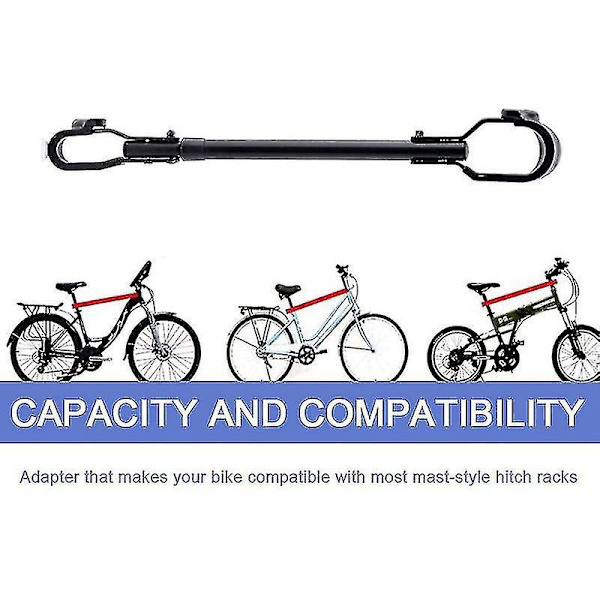 Dropship - Sykkelrammeadapter for topprør, 30 kg