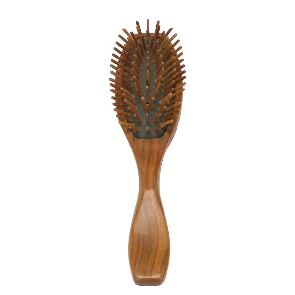 Sandalwood Hair Brush Wooden Natural Handmade Detangling Massage Hair Comb With Gift Box