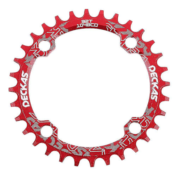 Deckas MTB Pyöreä Soikea Ketjurenkaaseen Ketjurenkaaseen Yksilevyinen