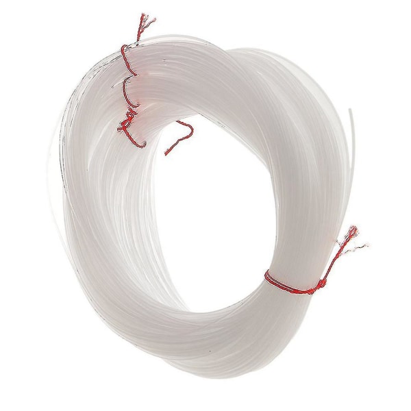 2 stk 100 meter klar nylontråd 1 mm diameter båt/kast fiskesnøre tråd krok binding-yuhao